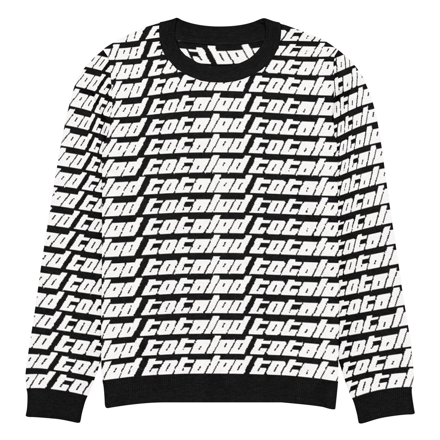 Italic Grid Knit Sweater