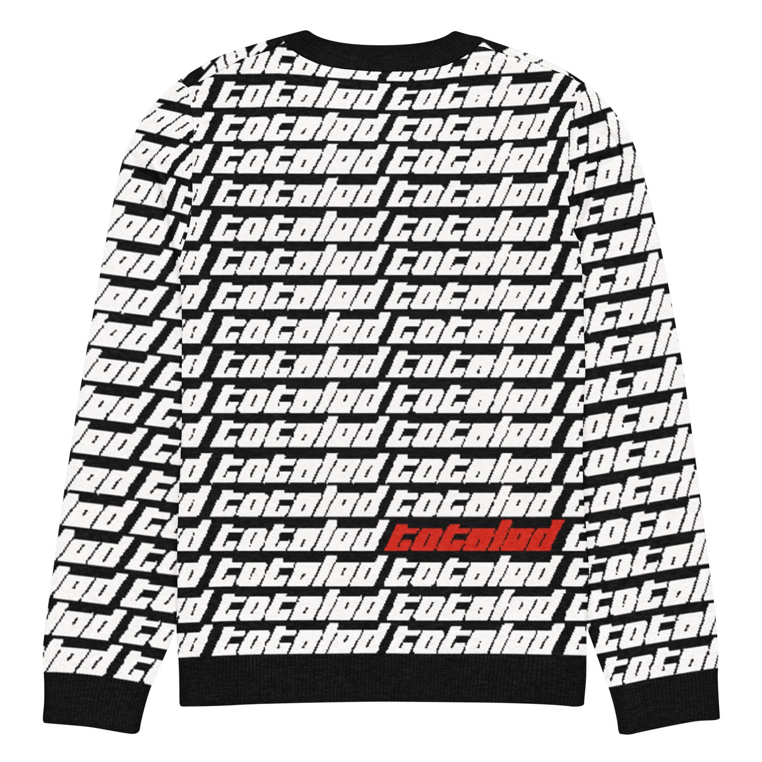 Italic Grid Knit Sweater