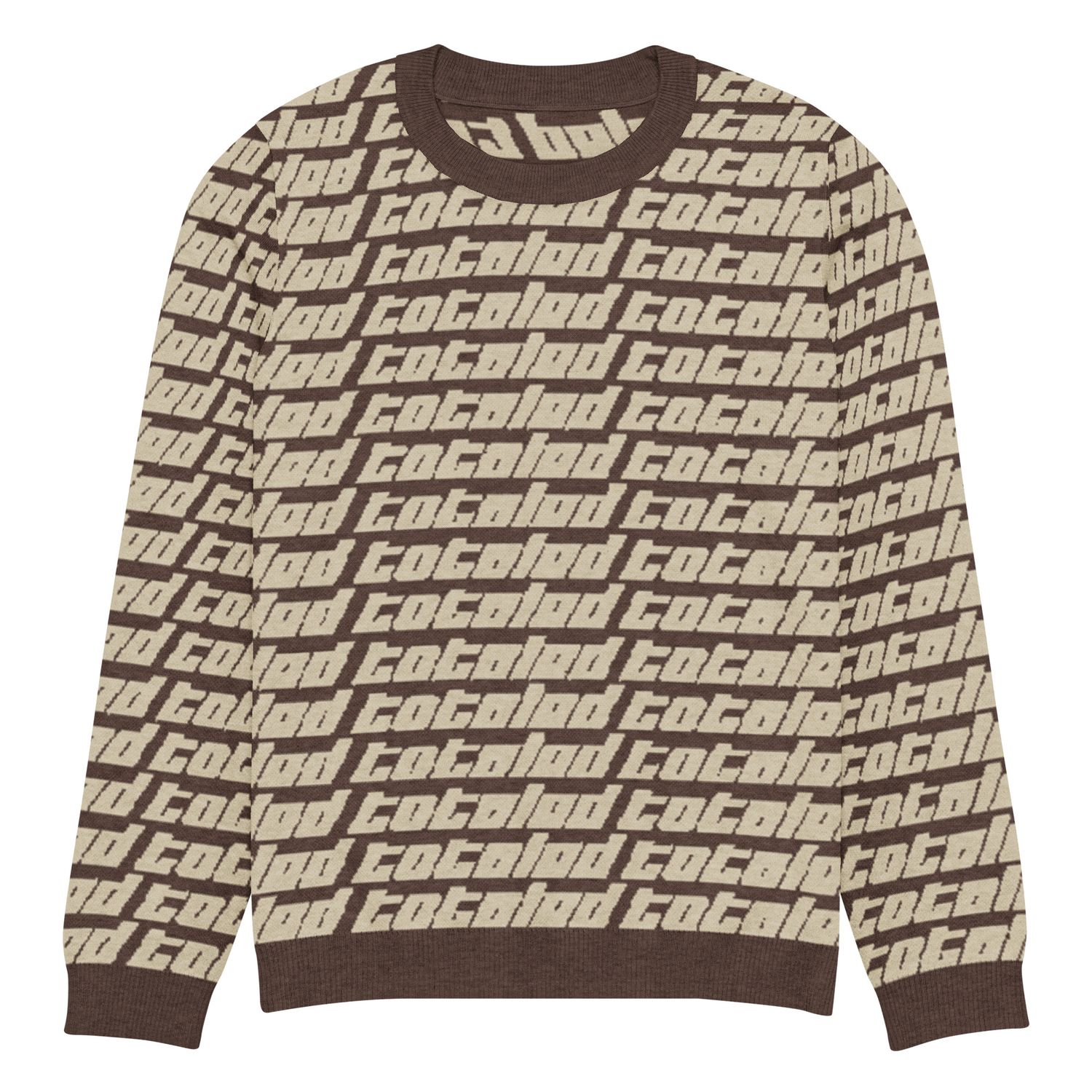 Italic Grid Knit Sweater
