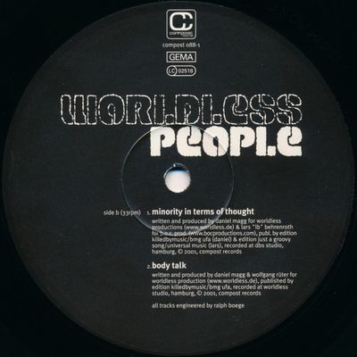 Worldless People / Positivity EP / Compost Records / 2001 / Vinyl 12"