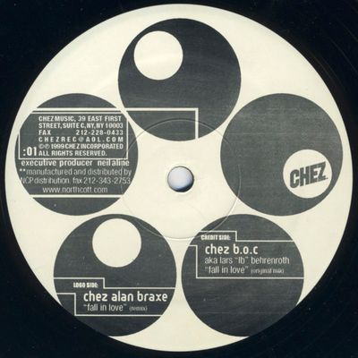 B.O.C. aka Lars &quot;LB&quot; Behrenroth / Fall In Love / Chez Music / 1999 / Vinyl 12&quot;