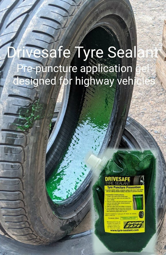 Drivesafe car tyre sealant