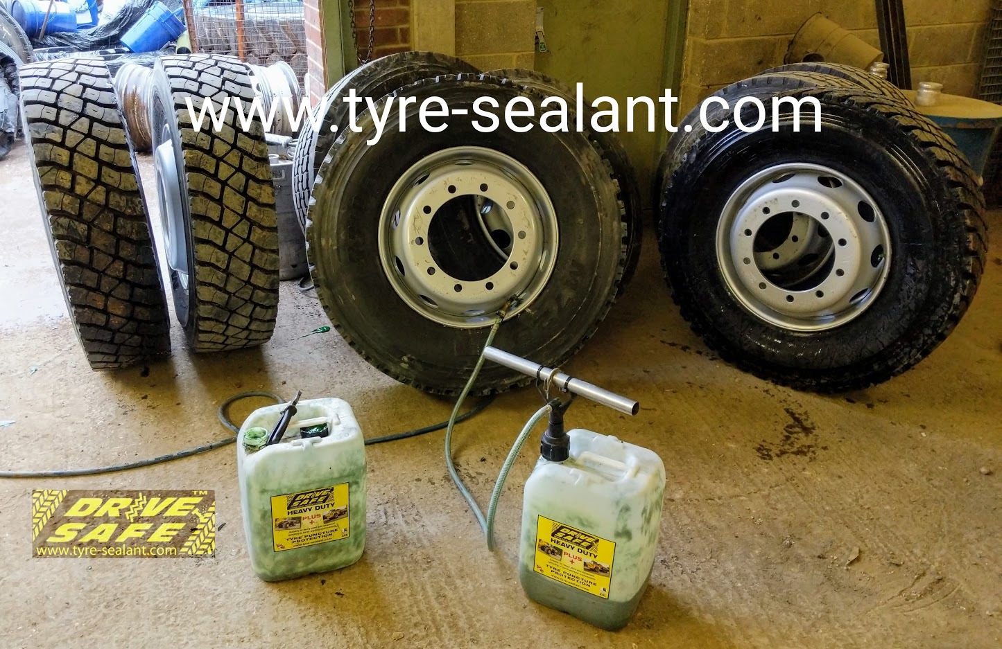 Drivesafe Heavy duty tyre sealant PLUS+ Drivesafe tyre sealant 20-litre