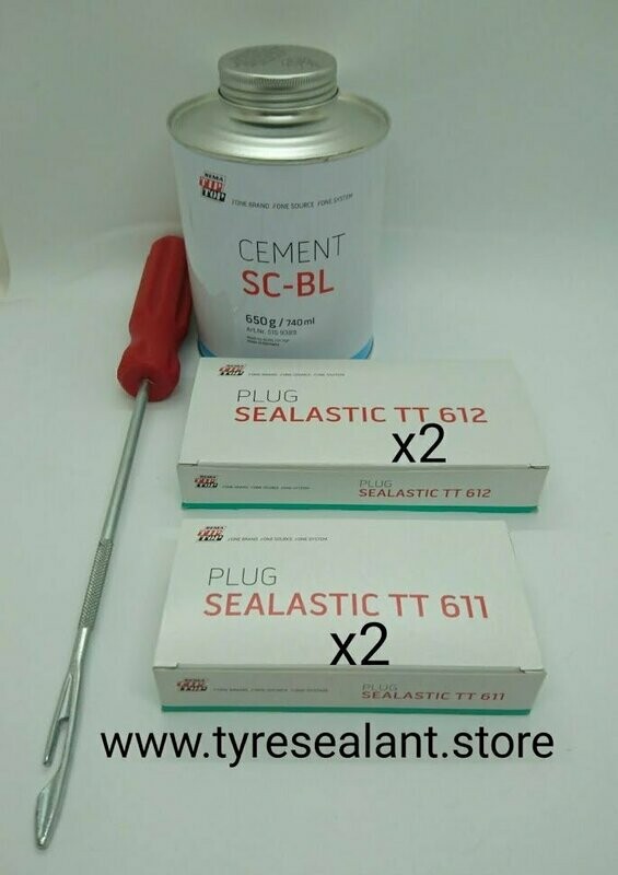 Tyre puncture repair kit