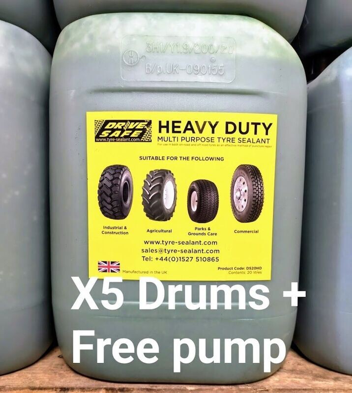 Divesafe Heavy-duty commercial tyre sealant & pump