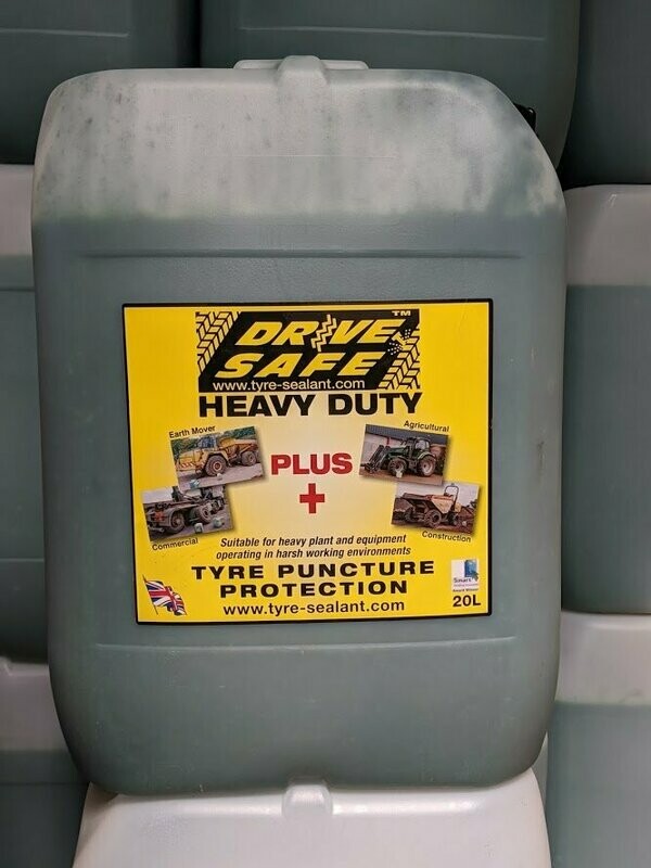 Drivesafe Heavy duty tyre sealant PLUS+ Drivesafe tyre sealant + pump Drivesafe Heavy duty tyre sealant PLUS+ Drivesafe tyre sealant + pump