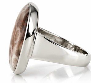 Fossil Coral Ring