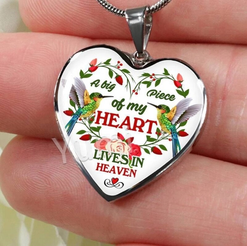A Big Piece Of My Heart Shape Pendant Necklace it