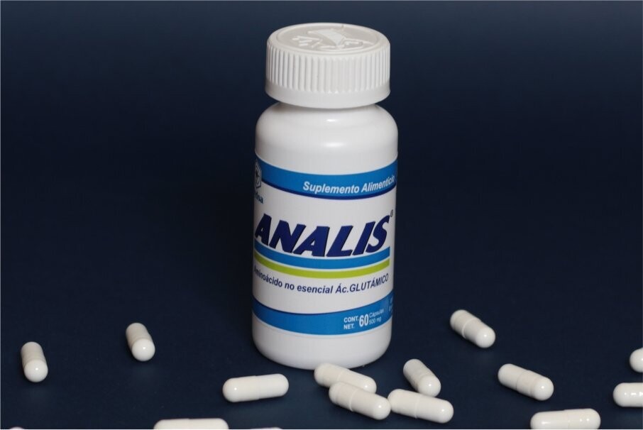 Acido Glutámico 60 Capsulas 500 mg