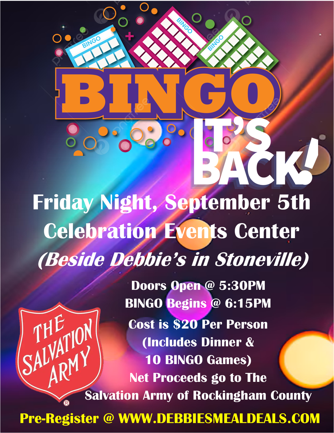 BINGO Pre-Registration