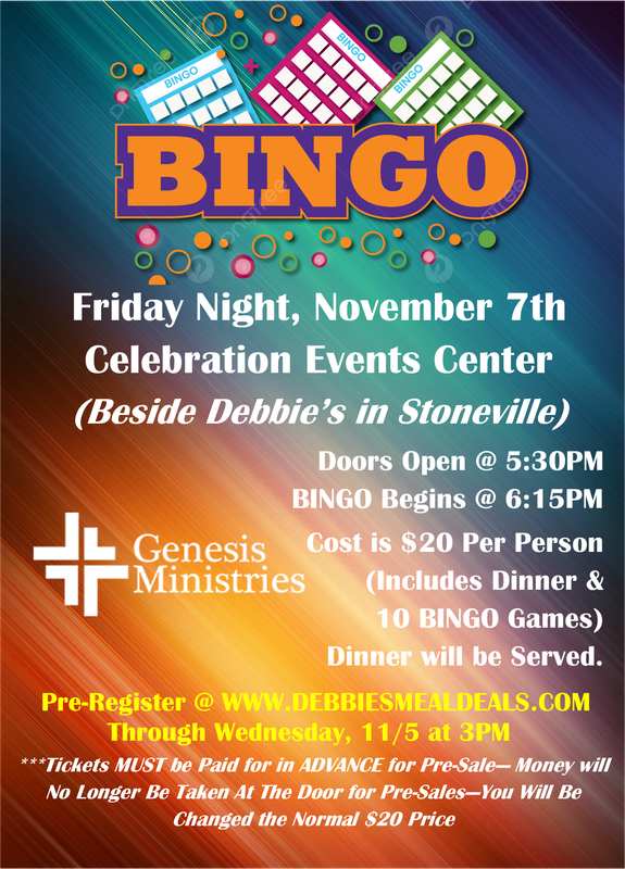 BINGO Pre-Registration