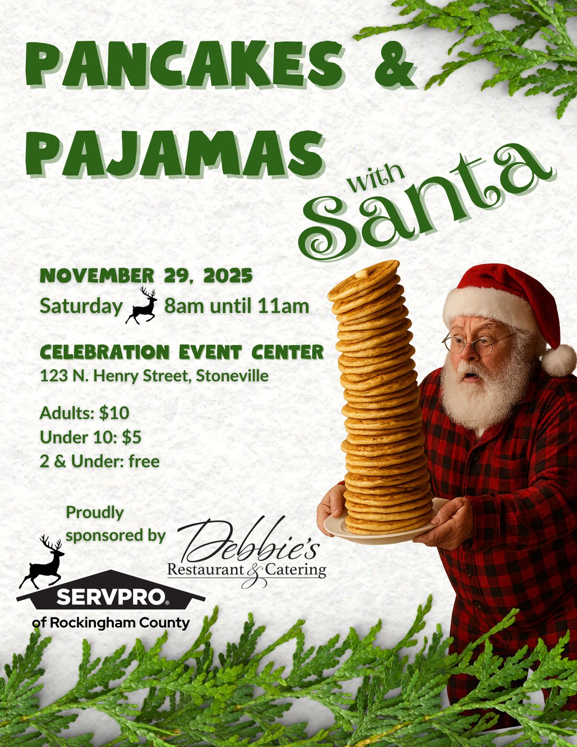 Pajamas &amp; Pancakes with Santa