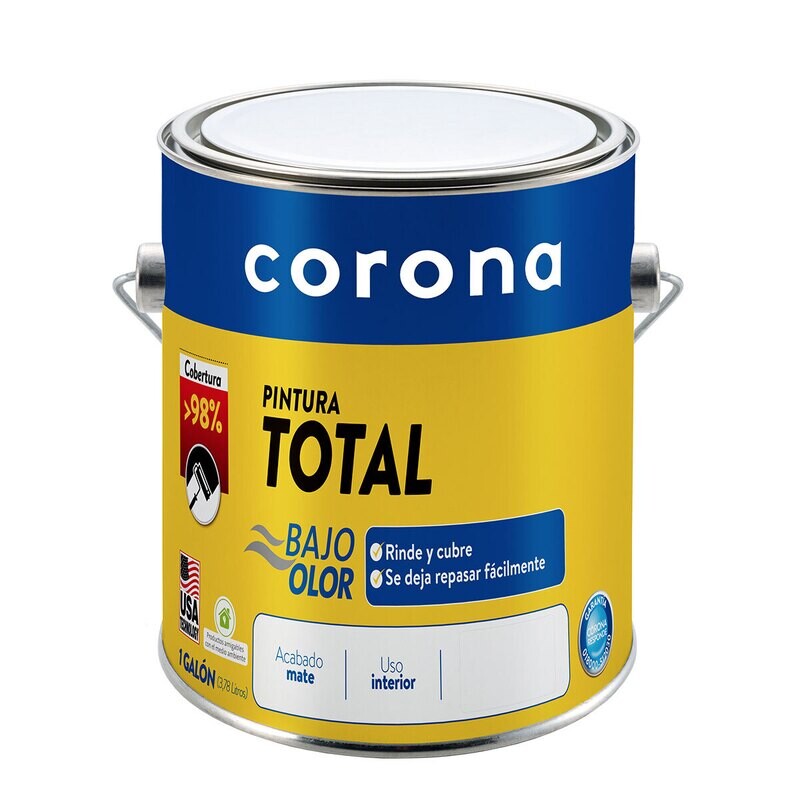 PINTURA TOTAL INTERIORES CORONA GALON