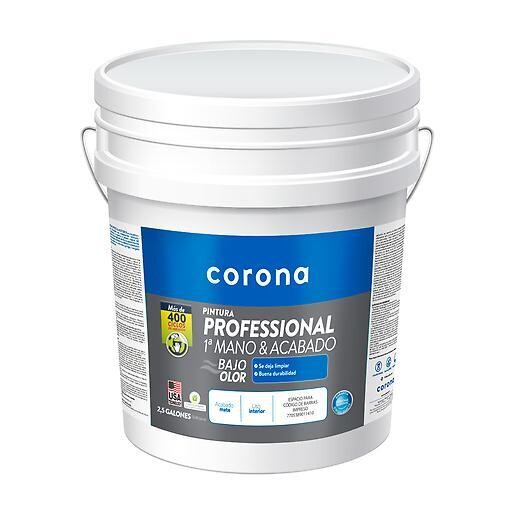 PINTURA 1A MANO&ACABADO LAVABLE CORONA CUÑETE 5 GAL
