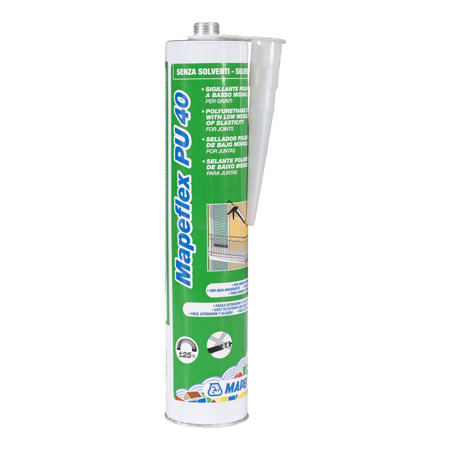 MAPEFLEX PU 40 X 300 NEGRO