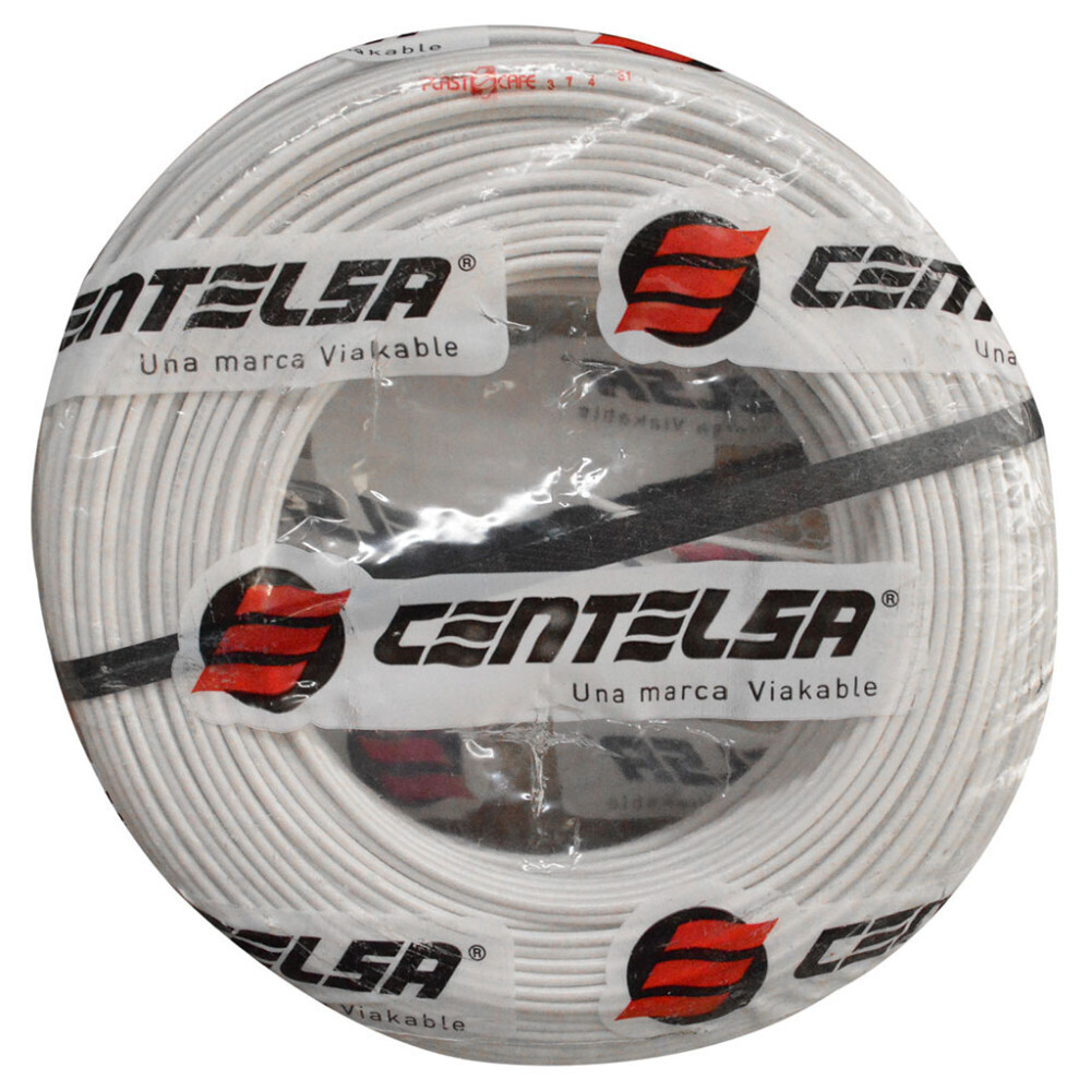 CABLE CENTELSA 7 HILOS NUMERO 10 (BLANCO) X METRO
