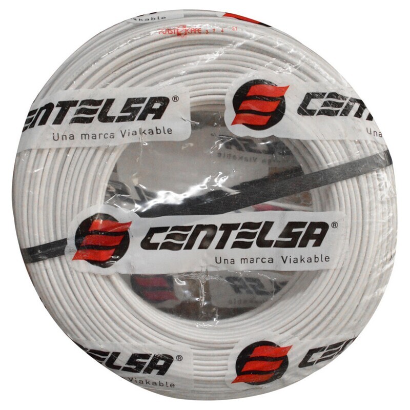 CABLE CENTELSA 7 HILOS NUMERO 10 (BLANCO) X METRO