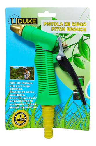 PISTOLA MANGUERA PITON FINA VERDE UDUKE