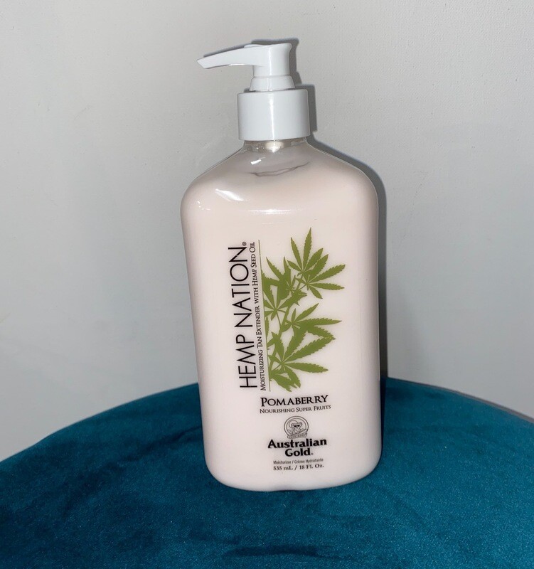 Australian Gold Hemp Nation Moisturizing Tan Extender Pomberry