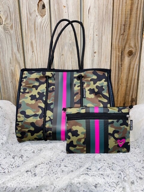 PreneLOVE Large Tote - Pink Army