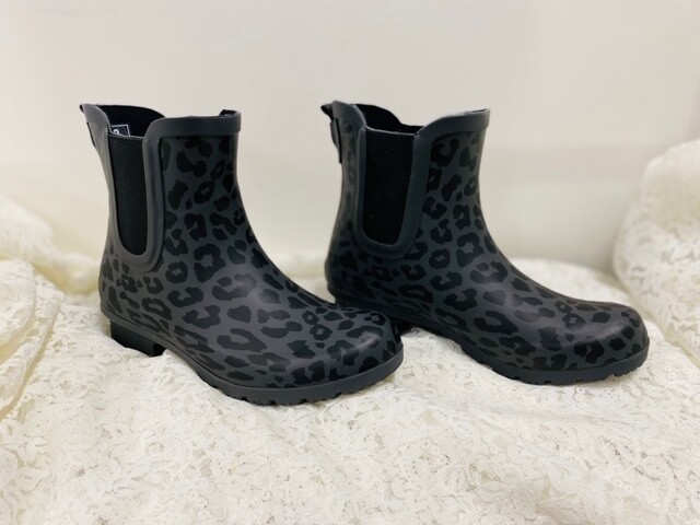 Roma Rain Boots Chelsea Leopard 