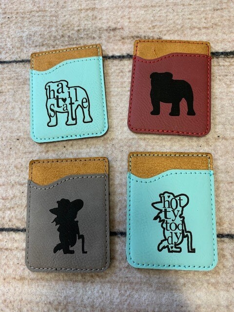 Leather Cell Phone Wallet 