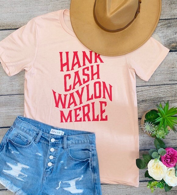 Coral Country Music Tee 