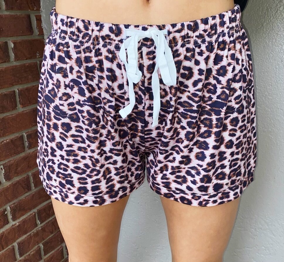 Leopard Lounge Shorts