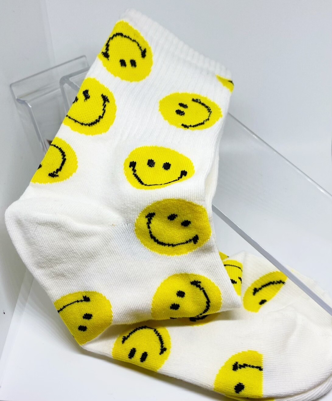 Smiley Socks, Large Yellow Smiley Faces