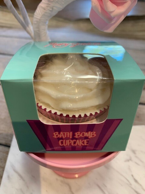 Cupcake Bath bomb/Soap, Vanilla Cookie