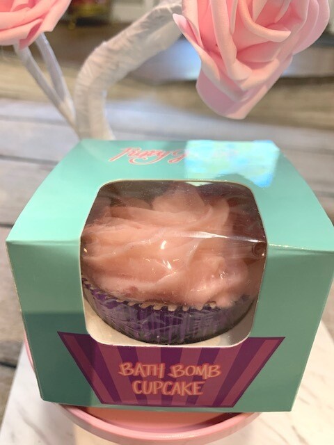 Cupcake Bath bomb/Soap, Strawberry Shortcake