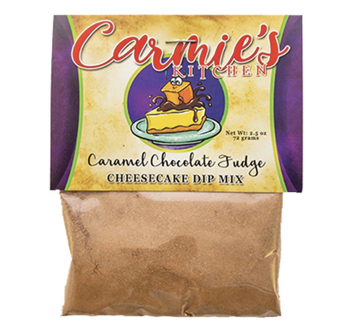 Carmie's Caramel Chocolate Fudge Dip Mix