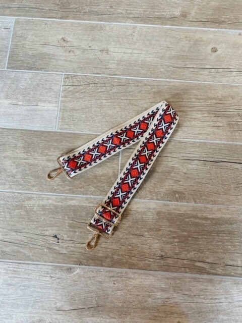 KL Red &amp; Blue Purse Strap
