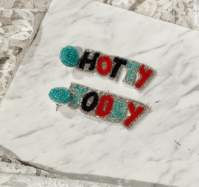 KL Beaded Hotty Toddy Earrings