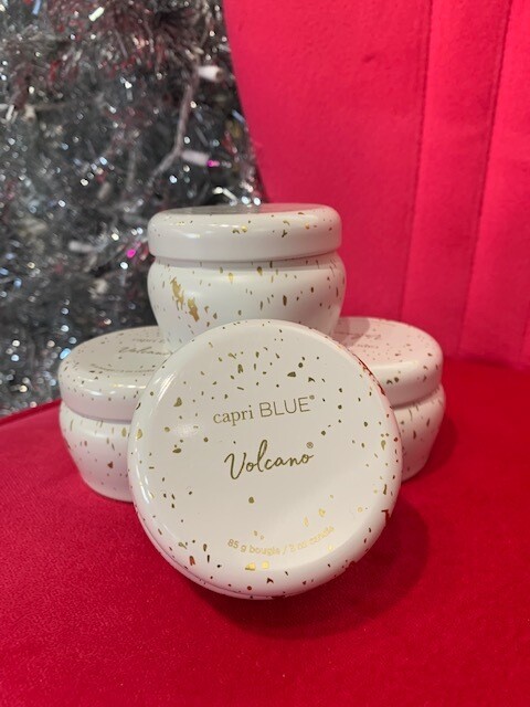 Capri Blue 3oz. Glimmer Mini Tin, Volcano