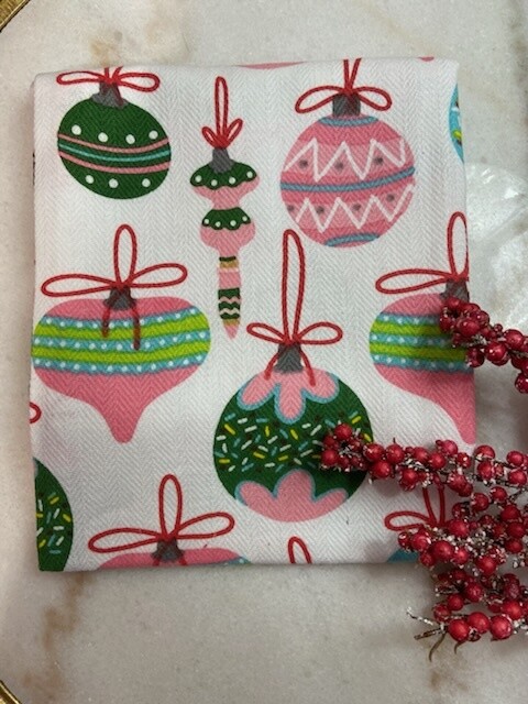 Wonderland Christmas Ornament Hand Towel