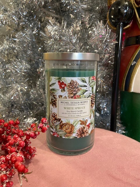 MDW Tumbler Candle, White Spruce