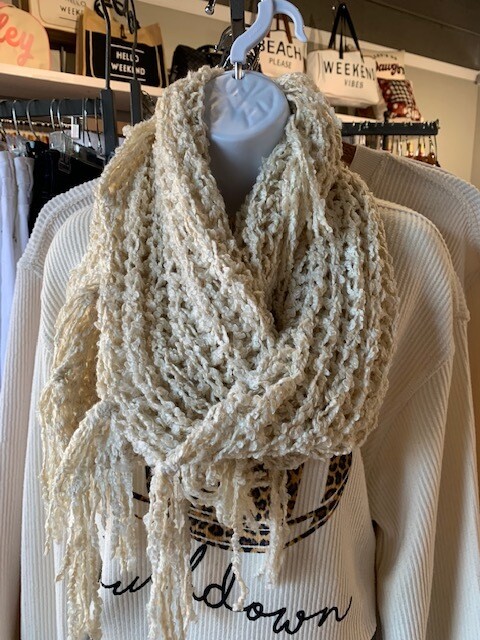 Cream Scarf