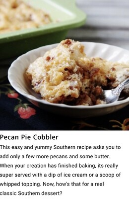 SSG, Pecan Pie Cobbler Mx