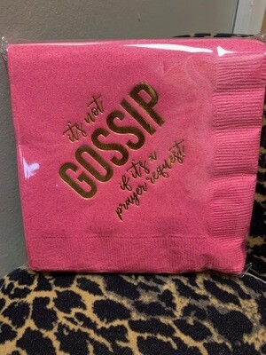 MADdesign Its Not Gossip Coctail Napkins, 20