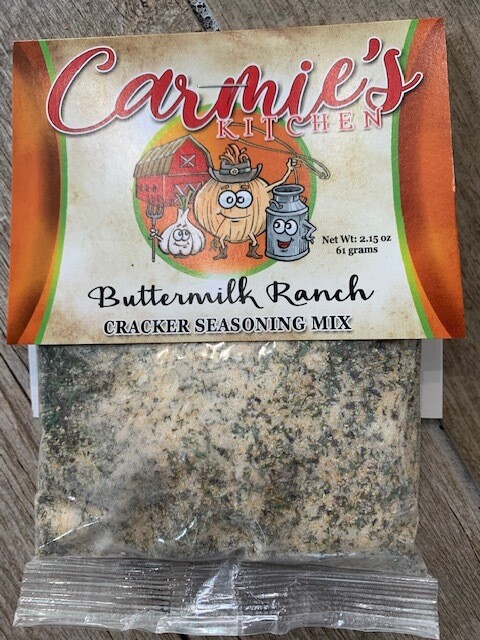 Carmie's Kitchen Buttermilk Ranch Cracker Seasoning