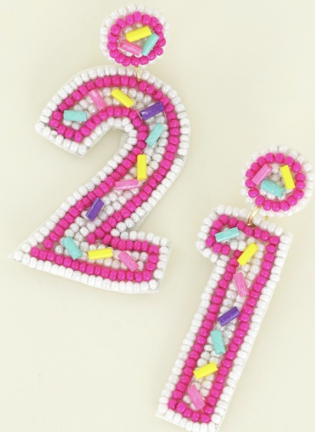 21st Birthday Earrings