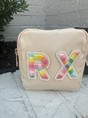 RX Zippered Bag, Beige