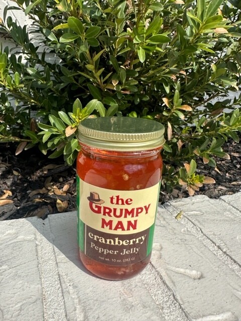 Grumpy Man Cranberry Pepper Jelly (10oz.)