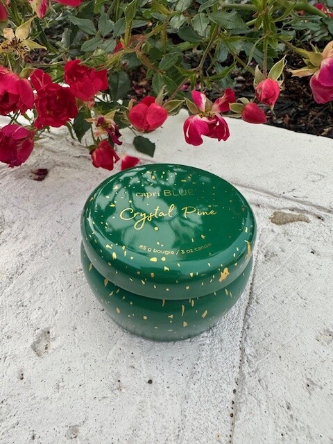 Capri Blue 3oz. Mini Tin, Crystal Pine