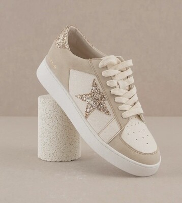 The Liberty Star Sneaker, Beige/Gold