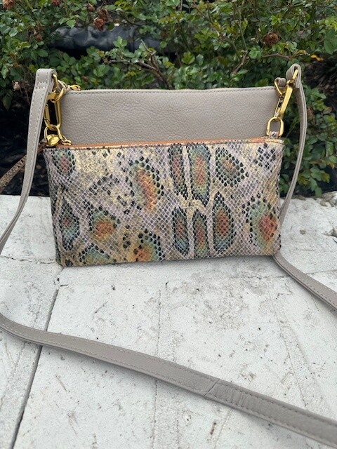 Hobo Darcy Double Crossbody, Taupe