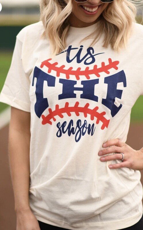 Tis the Season Tee, Baseball, White