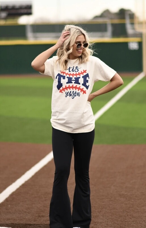 Tis the Season Tee, Baseball, White