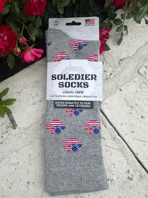 Soledier Socks, Paw Print